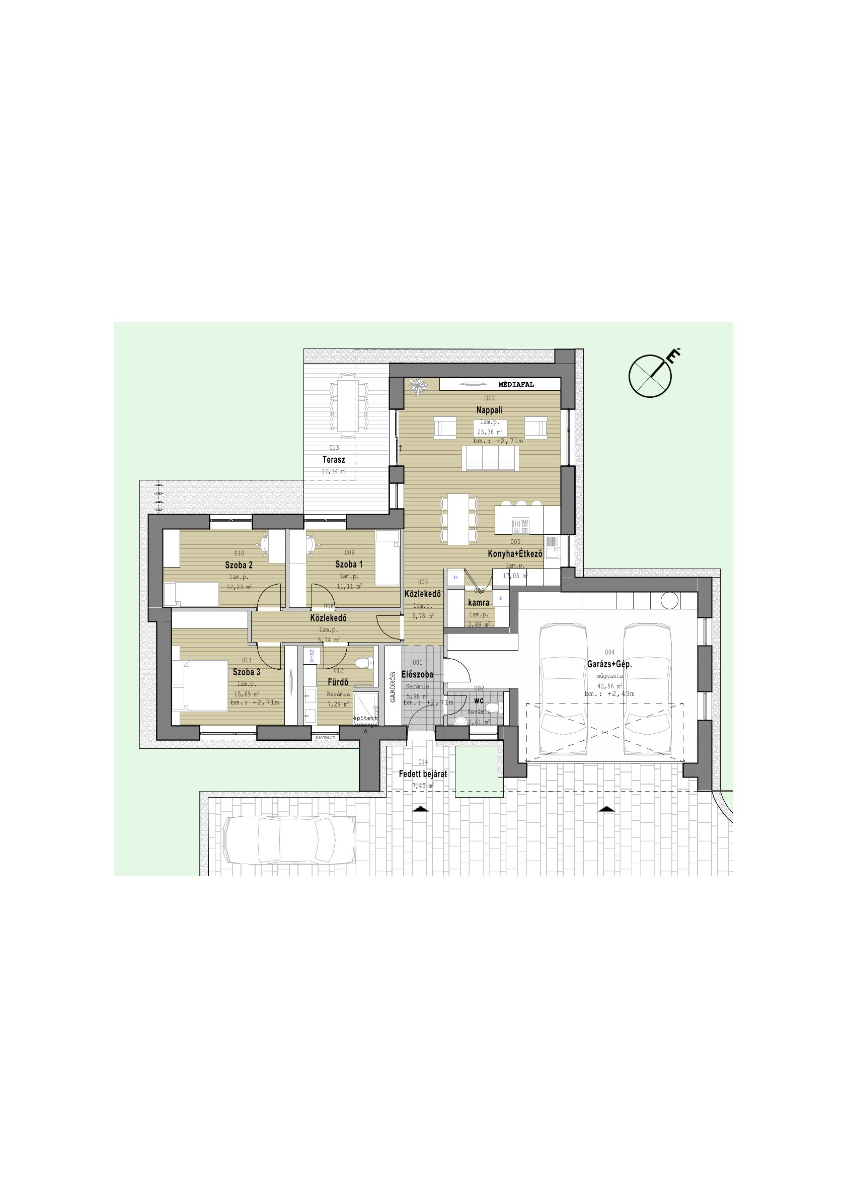 Zagoni családi ház részlet