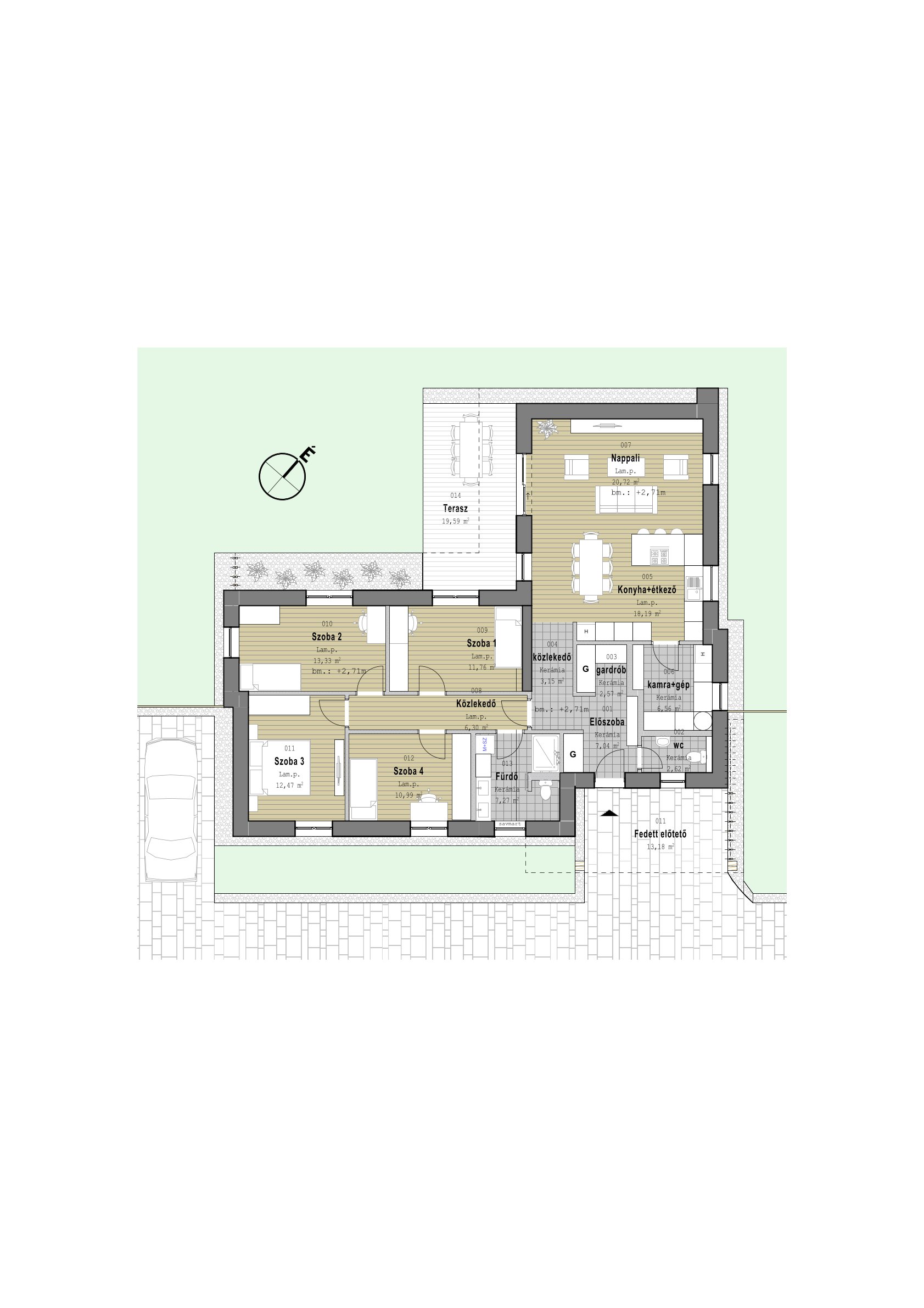 Zagoni családi ház részlet