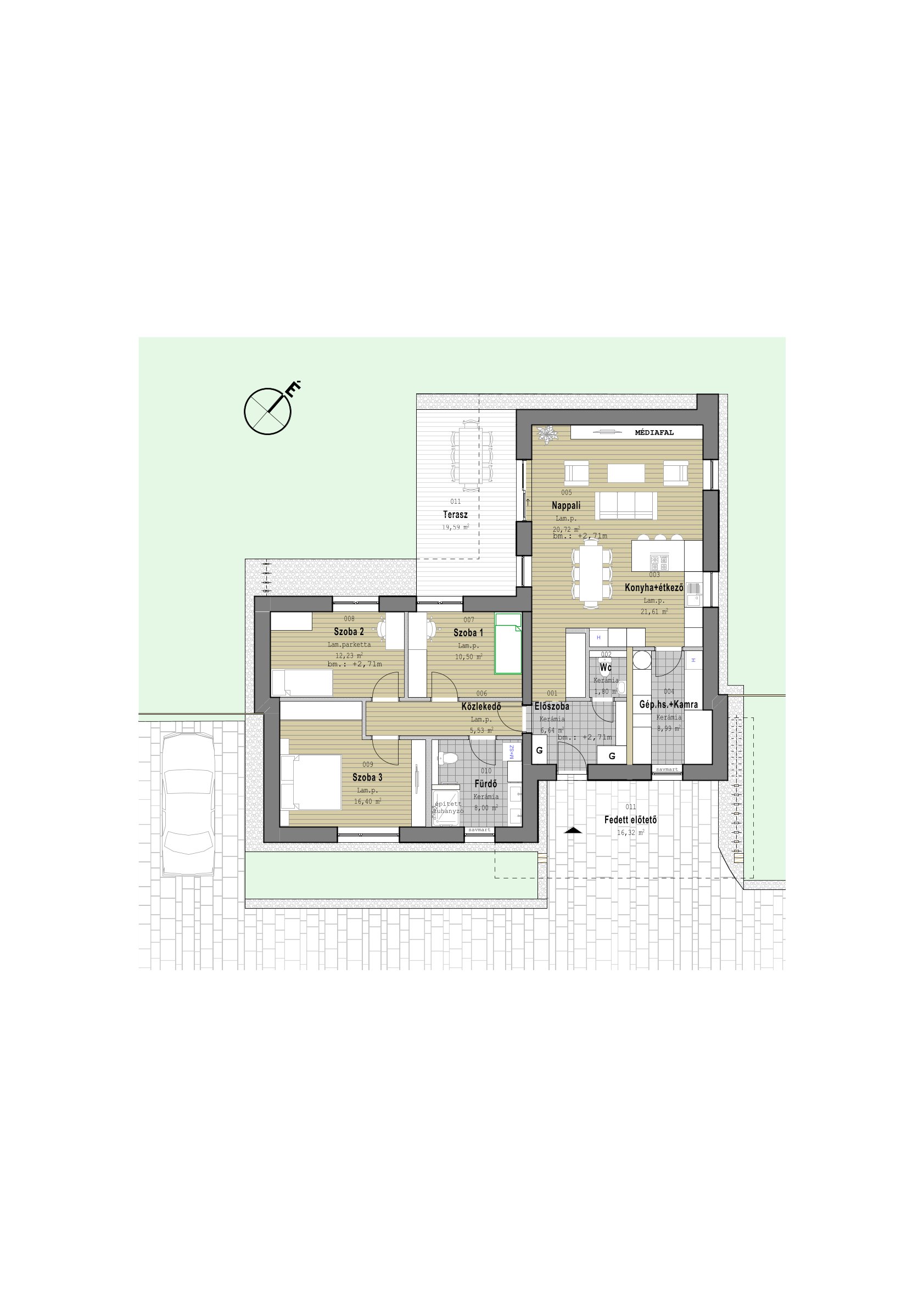 Zagoni családi ház részlet