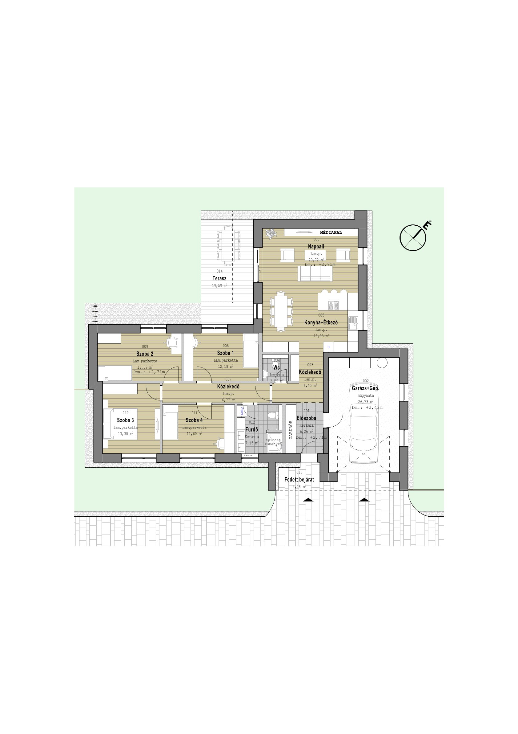 Zagoni családi ház részlet