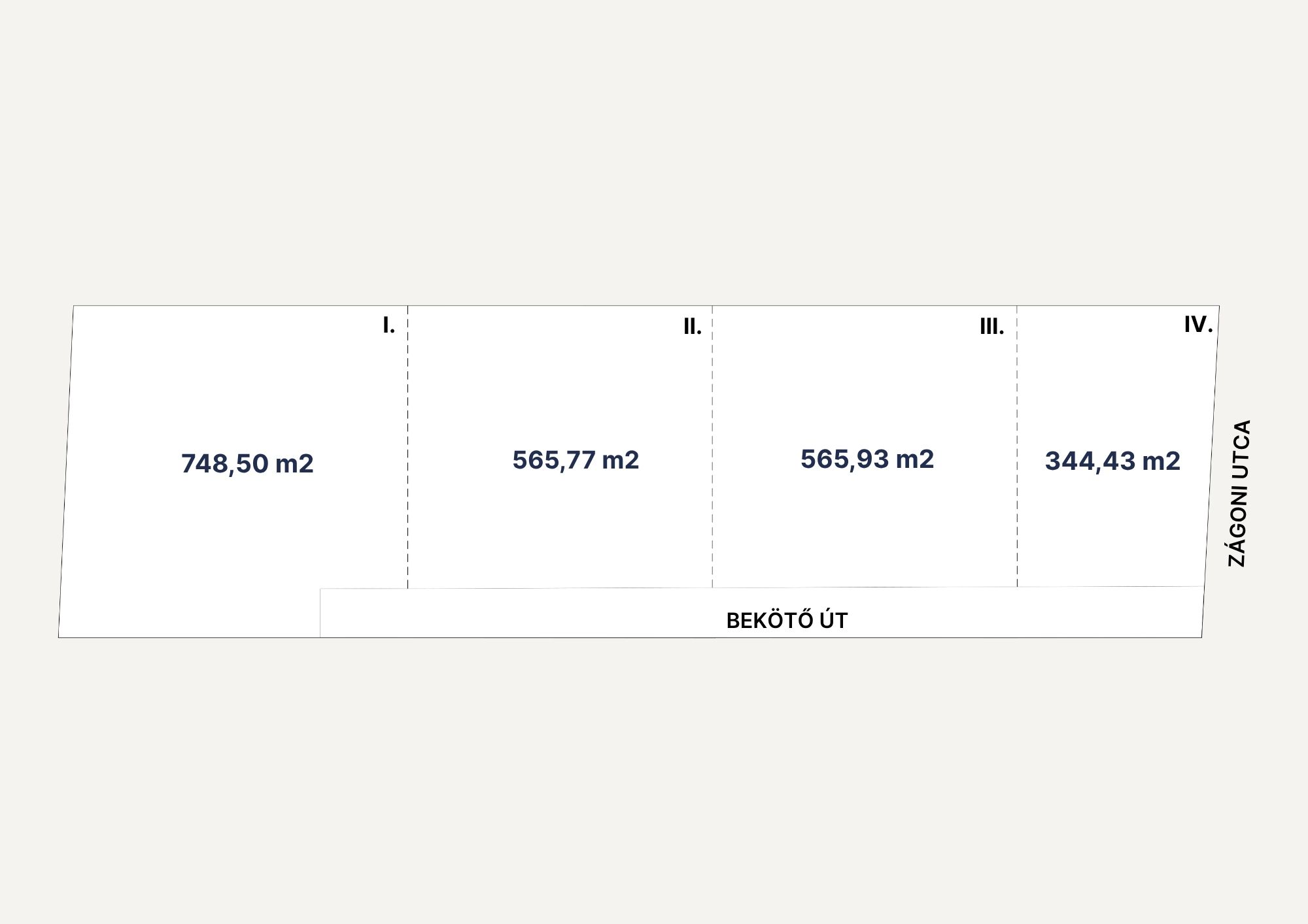 Választható telkek